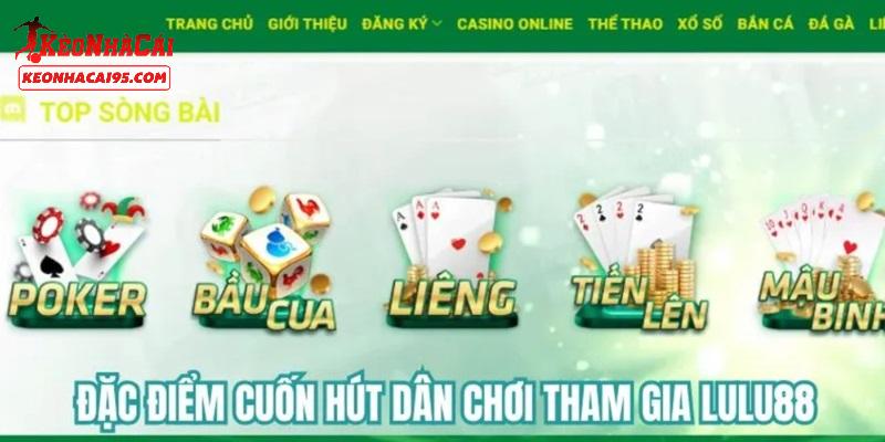 Những sản phẩm cá cược được đánh giá cao tại LULU88 Những sản phẩm cá cược được đánh giá cao tại LULU88